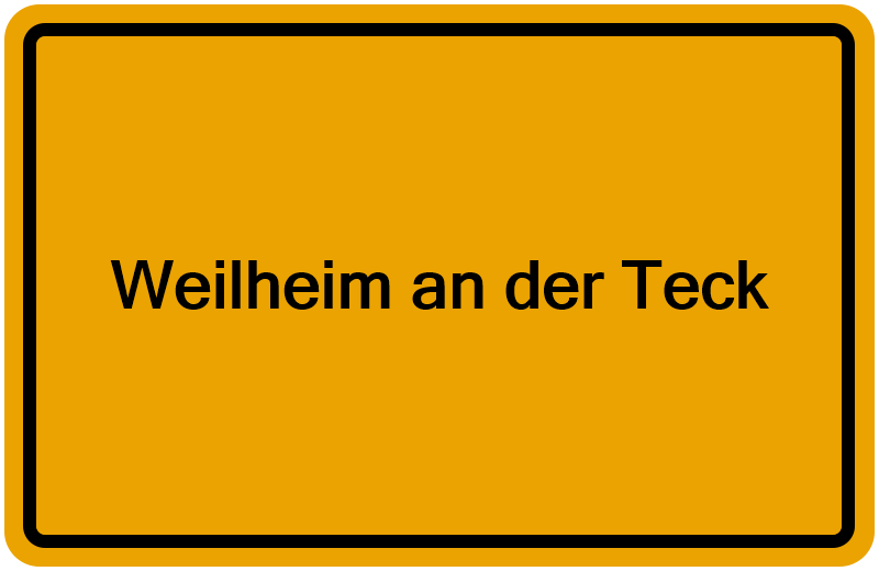 Handelsregisterauszug Weilheim an der Teck